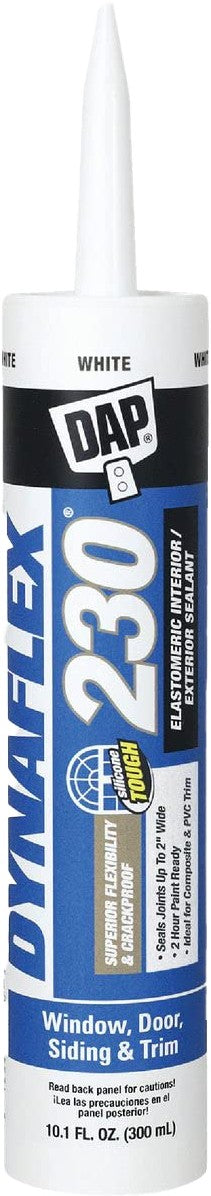 DAP 00752 2.8oz White 100% Silicone Seal