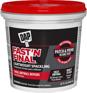 DAP 12142 qt Fast N Final Lightweight Spackling