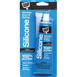 DAP 00753 2.8oz Clear 100% Silicone Wind
