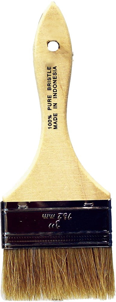 Dynamic 00028 3" White Bristle Chip Brus