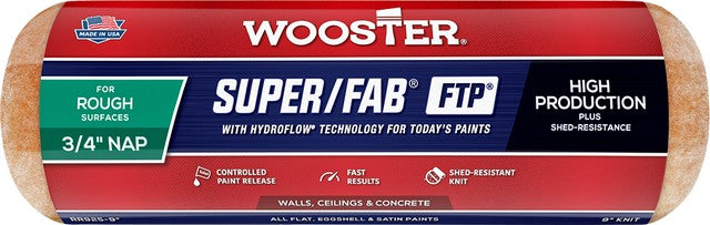 Wooster RR925 9" x 3/4" Nap Super/Fab FT