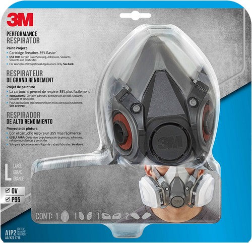 3M 6311P1-DC OV/P95 Large Performance Paint Project Respirator