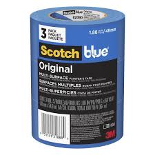 3M 2090-48EP3 1.88" x 60yd (48mm) Scotch 3 Pack Blue