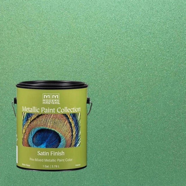 740774998362Modern Masters ME434 1gal Mystical Green Metallic Paint