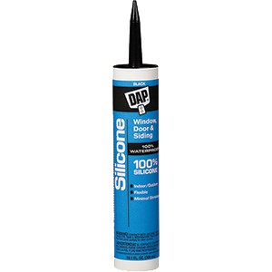DAP 08642 9.8oz Black 100% Silicone Wind