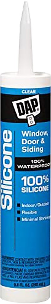 DAP 08641 9.8oz Clear 100% Silicone Wind