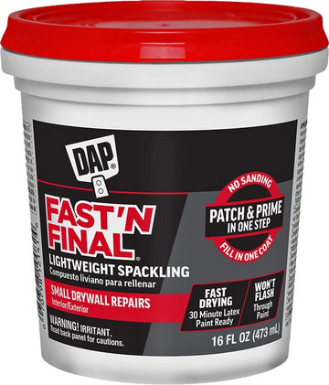 DAP 12141 pt Fast N Final Lightweight Spackling