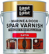 Absolute Coatings 50801 1gal Satin Last N Last Marine & Door Spar Varnish (450 VOC)