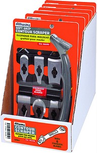Allway CS6 Soft Grip Contour Scraper Set w/6 Blades