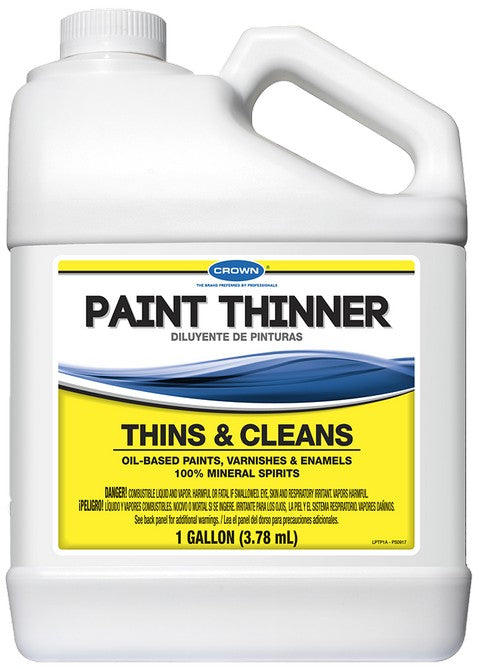 Crown CR.PT.P.41 1gal Paint Thinner Plastic