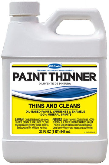 Crown CR.PT.P.64 qt Paint Thinner (Plastic Container)