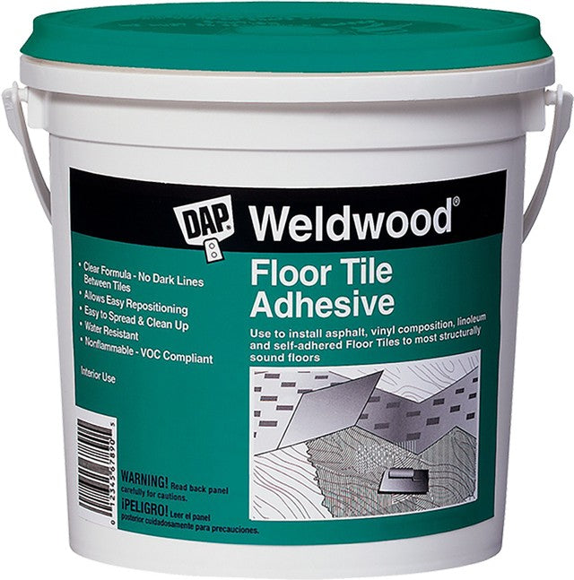 DAP 00137 1gal Weldwood Floor Tile Adhesive