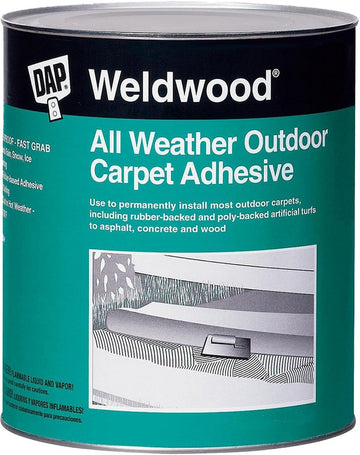 DAP 00443 1gal Weldwood All Weather Outdoor Carpet Adhesive