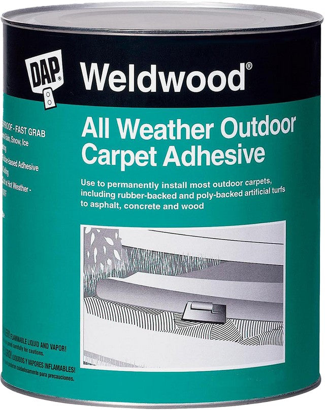DAP 00443 1gal Weldwood All Weather Outdoor Carpet Adhesive