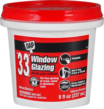 DAP 12120 .5pt White '33' Window Glazing