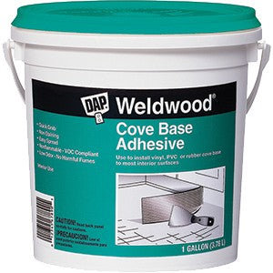 DAP 25054 1gal Weldwood Cove Base Adhesive