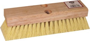 DQB 08755 10" White Tampico Deck Scrub Brush