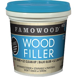 Famowood 40022134 24oz Red Oak Solvent Free Wood Filler