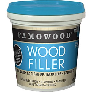 Famowood 40022142 24oz Walnut Solvent Free Wood Filler