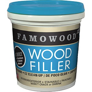 Famowood 40042106 6oz Birch Solvent Free Wood Filler