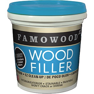 Famowood 40042142 6oz Walnut Solvent Free Wood Filler