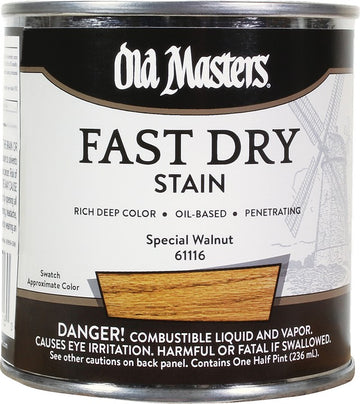 Old Masters 61116 1/2pt Fast Dry Stain Special Walnut