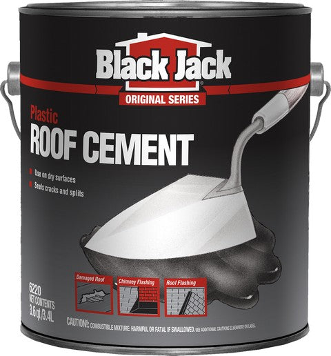 Gibson Homans 6220 1gal Black Jack Fibered Plastic Roof Cement