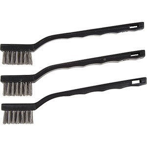 Hyde 46650 Stainless Steel Bristle Mini Wire Brush (3pk)