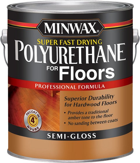 Minwax 13021 1gal Semi Gloss Super Fast Dry Polyurethane For Floors 450 VOC