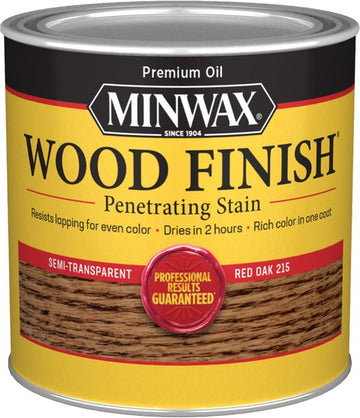 Minwax 22150 1/2pt Red Oak 215 Semi-Transparent Stain