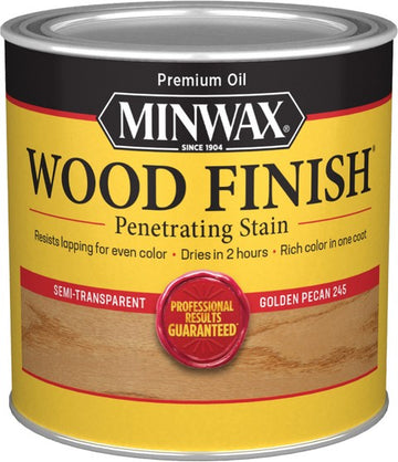 Minwax 22450 1/2pt Golden Pecan 245 Semi-Transparent Stain