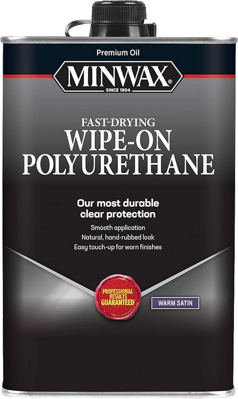 Minwax 40910 pt Satin Wipe On Poly