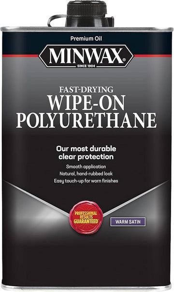 Minwax 60910 qt Satin Wipe On Poly