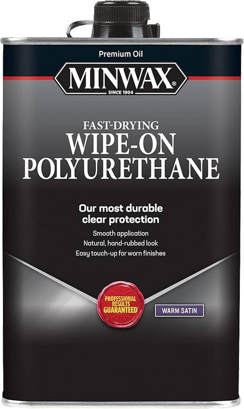 Minwax 60910 qt Satin Wipe On Poly