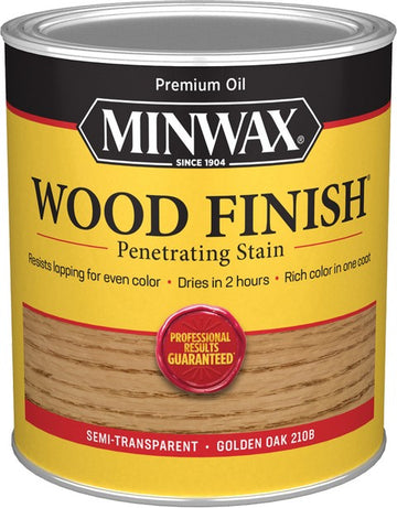 Minwax 70001 qt Golden Oak 210B Semi-Transparent Stain