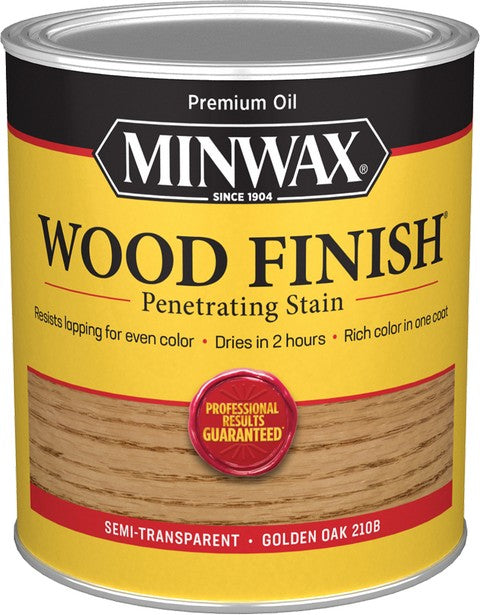 Minwax 70001 qt Golden Oak 210B Semi-Transparent Stain