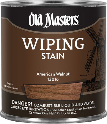 Old Masters 13016 1/2pt American Walnut Wiping Stain