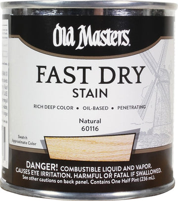 Old Masters 60116 1/2pt Fast Dry Stain Natural