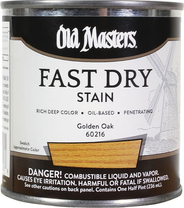 Old Masters 60216 1/2pt Fast Dry Stain Golden Oak