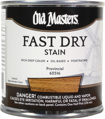 Old Masters 60516 1/2pt Fast Dry Stain Provincial
