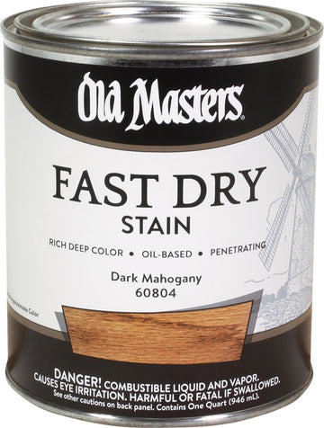 Old Masters 60804 qt Dark Mahogany Fast Dry