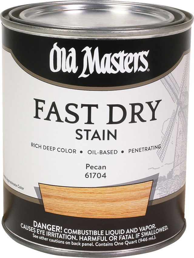Old Masters 61704 qt Pecan Fast Dry Wood