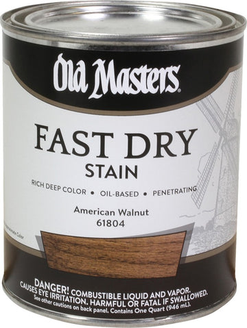 Old Masters 61804 qt American Walnut Fast Dry