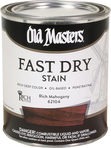 Old Masters 62104 qt Rich Mahogany Fast Dry