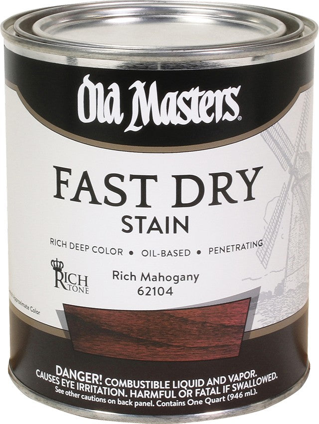 Old Masters 62104 qt Rich Mahogany Fast Dry
