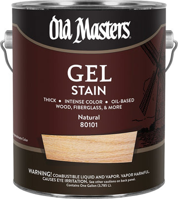 Old Masters 80101 1gal Natural Gel Stain 550 VOC