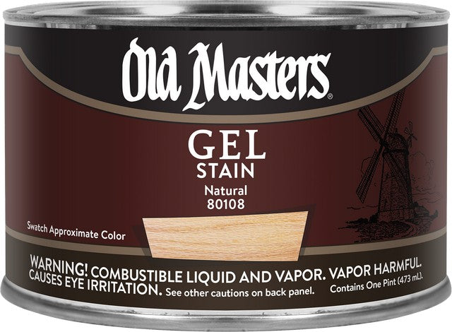Old Masters 80108 pt Natural Gel Stain