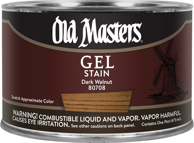 Old Masters 80708 pt Dark Walnut Gel Stain