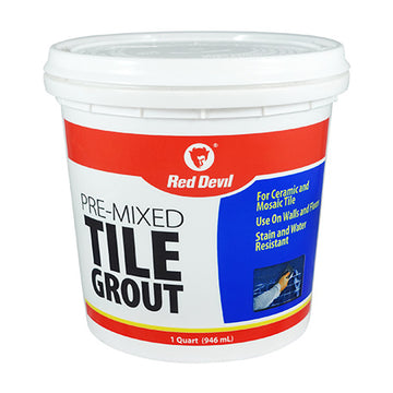 Red Devil 0424 qt White Premixed Tile Gr