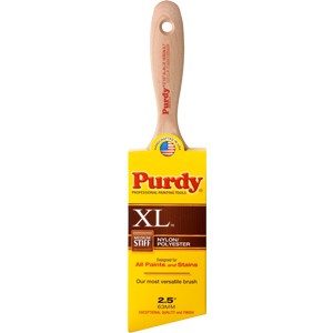 Purdy 144060925 2-1/2" Nylon/Polyester Med Stiff XL Blue Heron Angular Paint Brush